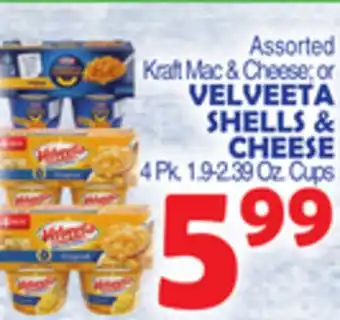 Bravo Supermarkets VELVEETA SHELLS & CHEESE offer