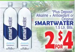 Bravo Supermarkets SMARTWATER offer