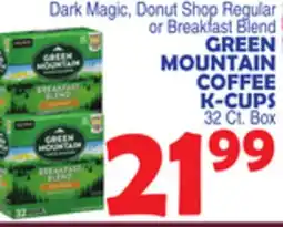 Bravo Supermarkets GREEN MOUNTAIN COFFEE K-CUPS offer