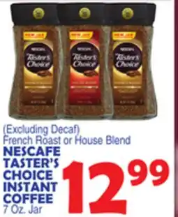 Bravo Supermarkets NESCAFE TASTER'S CHOICE INSTANT COFFEE offer