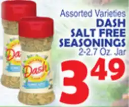 Bravo Supermarkets DASH SALT FREE SEASONINGS offer