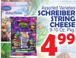Bravo Supermarkets SCHREIBER STRING CHEESE offer