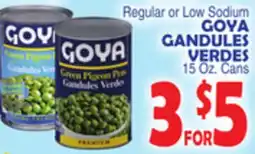 Bravo Supermarkets GOYA GANDULES VERDES offer