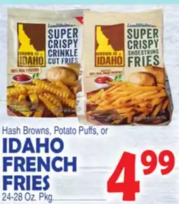 Bravo Supermarkets IDAHO FRENCH FRIES offer