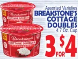 Bravo Supermarkets BREAKSTONE'S COTTAGE DOUBLES offer