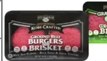 Bravo Supermarkets STEAKHOUSE ELITE BRISKET BEEF BURGERS offer