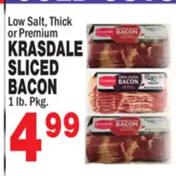Bravo Supermarkets KRASDALE SLICED BACON offer