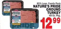 Bravo Supermarkets NATURE'S PRIDE GROUND TURKEY offer