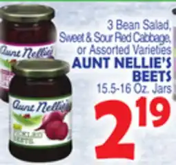 Bravo Supermarkets AUNT NELLIE'S BEETS offer