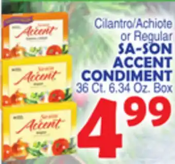 Bravo Supermarkets SA-SON ACCENT CONDIMENT offer