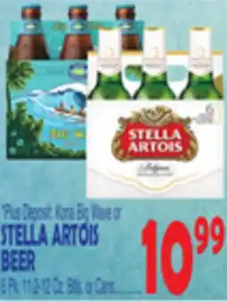 Bravo Supermarkets STELLA ARTOIS BEER offer