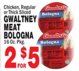 Bravo Supermarkets GWALTNEY MEAT BOLOGNA offer