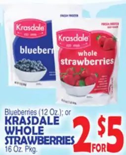 Bravo Supermarkets KRASDALE WHOLE STRAWBERRIES offer