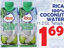 Bravo Supermarkets RICA 100% COCONUT WATER offer