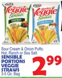 Bravo Supermarkets SENSIBLE PORTIONS VEGGIE STRAWS offer