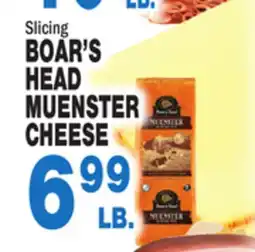 Bravo Supermarkets BOAR'S HEAD MUENSTER CHEESE offer