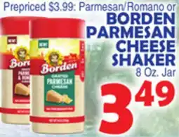 Bravo Supermarkets BORDEN PARMESAN CHEESE SHAKER offer