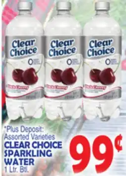 Bravo Supermarkets CLEAR CHOICE SPARKLING WATER offer