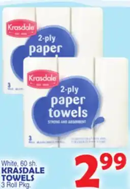 Bravo Supermarkets KRASDALE TOWELS offer