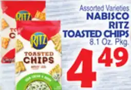 Bravo Supermarkets NABISCO RITZ TOASTED CHIPS offer