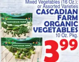 Bravo Supermarkets CASCADIAN FARM ORGANIC VEGETABLES offer