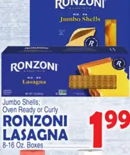 Bravo Supermarkets RONZONI LASAGNA offer
