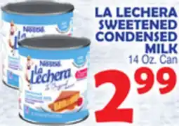 Bravo Supermarkets LA LECHERA SWEETENED CONDENSED MILK offer