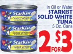 Bravo Supermarkets STARKIST SOLID WHITE TUNA offer