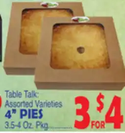 Bravo Supermarkets 4 PIES offer