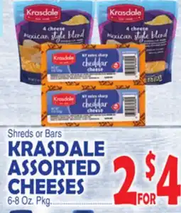 Bravo Supermarkets KRASDALE ASSORTED CHEESES offer
