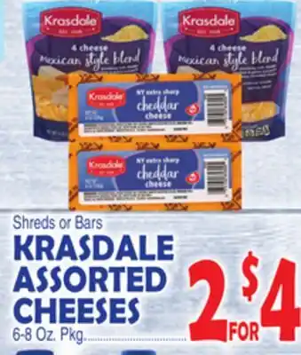 Bravo Supermarkets KRASDALE ASSORTED CHEESES offer