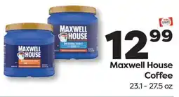 Weis Markets Maxwell House Coffee offer