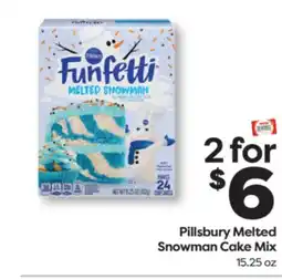 Weis Markets Pillsbury Melted Snowman Cake Mix offer