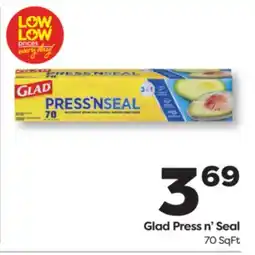 Weis Markets Glad Press n' Seal offer
