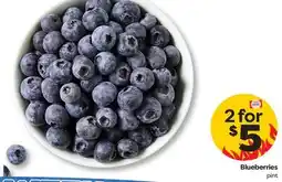 Weis Markets Blueberries offer