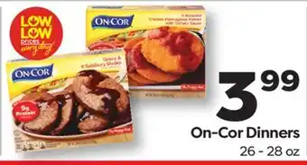 Weis Markets On-Cor Dinners offer