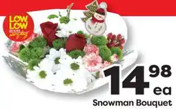 Weis Markets Snowman Bouquet offer