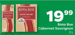 Weis Markets Bota Box Cabernet Sauvignon offer