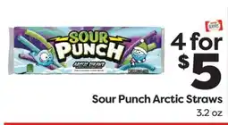 Weis Markets Sour Punch Arctic Straws offer