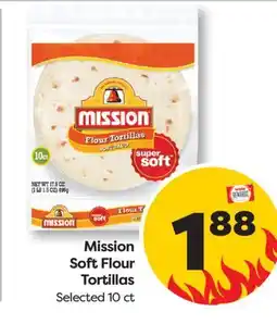 Weis Markets Mission Soft Flour Tortillas offer