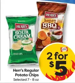 Weis Markets Herr's Regular Potato Chips offer