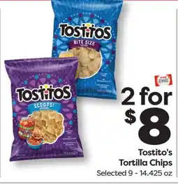 Weis Markets Tostito's Tortilla Chips offer