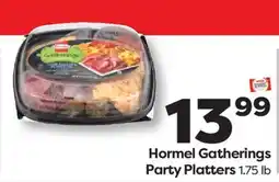 Weis Markets Hormel Gatherings Party Platters offer