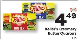 Weis Markets Keller's Creamery Butter Quarters offer