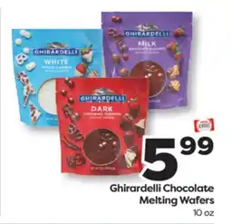 Weis Markets Ghirardelli Chocolate Melting Wafers offer