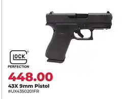 Runnings Glock 43X 9mm Pistol offer