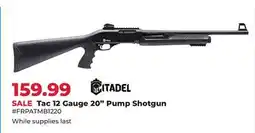 Runnings Citadel Tac 12 Gauge 20 Pump Shotgun offer