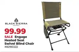 Runnings Black Sierra Engage Heated Seat Swivel Blind Chair offer