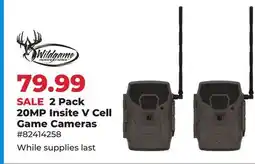 Runnings Wildgame 2 Pack 20MP Insite V Cell Game Cameras offer