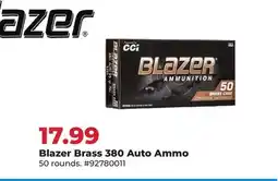 Runnings Blazer Brass 380 Auto Ammo offer